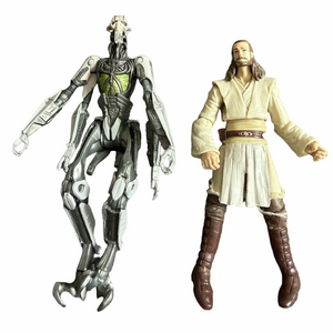 Star Wars Action Figure Set with Robotic and Warrior Characters